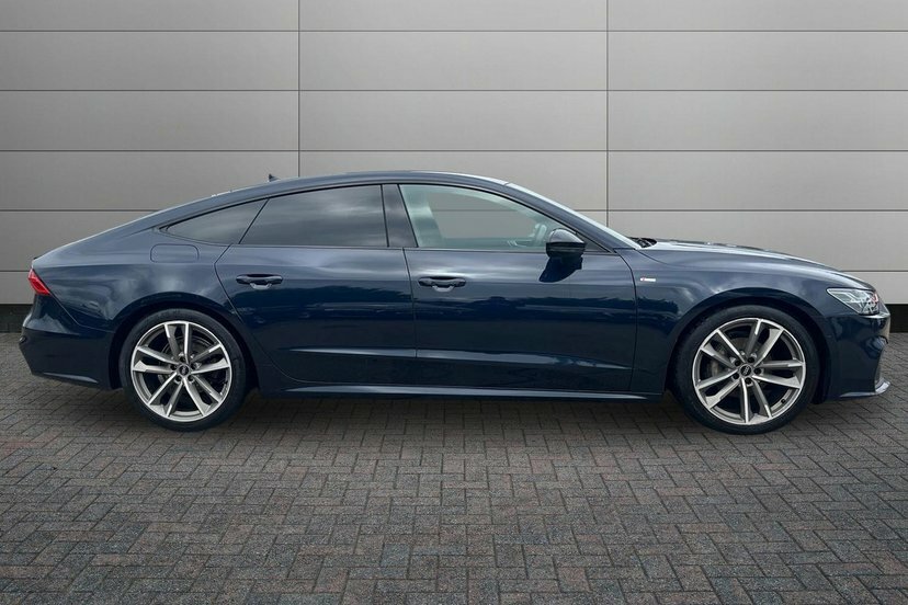 Audi A7 2.0 Tdi 40 Black Edition Sportback S Tr Blue #4