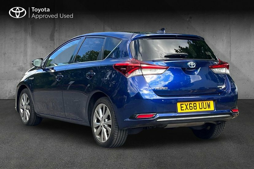 Toyota Auris 1.8 Vvt-h Excel Hatchback Hybrid Cvt 1 EX68UUW Blue #3