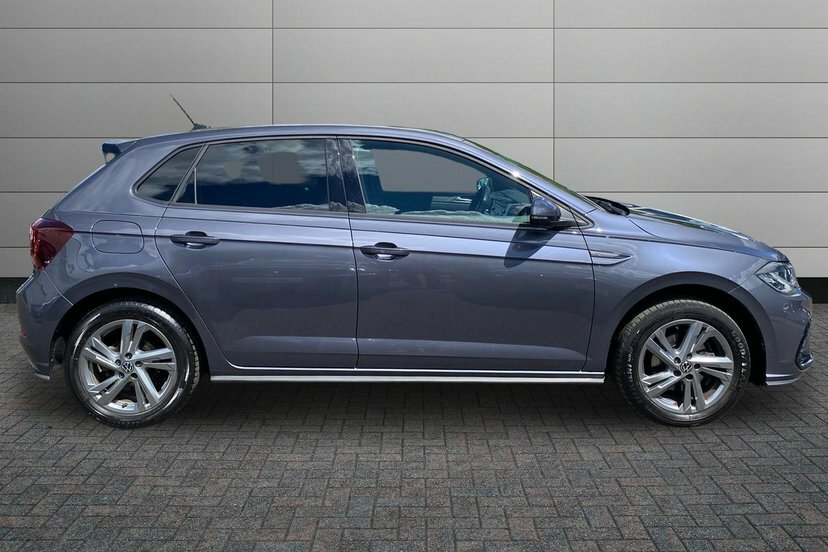 Volkswagen Polo 1.0 Tsi R-line Hatchback Dsg 110 Ps WN73EGJ Grey #4