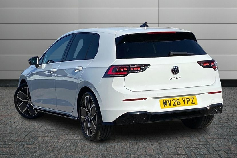 Volkswagen Golf 1.5 Etsi Mhev Black Edition Hatchback H MV26YPZ White #3