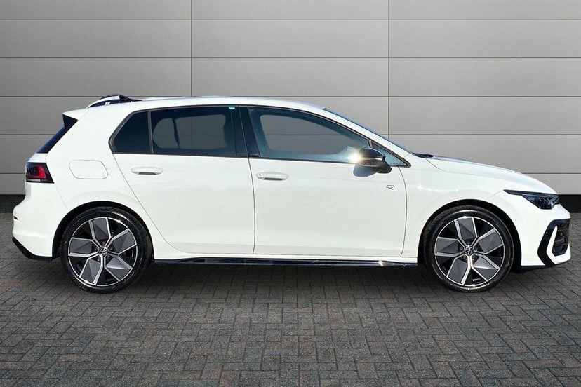 Volkswagen Golf 1.5 Etsi Mhev Black Edition Hatchback H MV26YPZ White #4