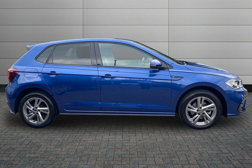 Volkswagen Polo 1.0 Tsi R-line Hatchback Dsg 115 Ps KM25GKJ Blue #4