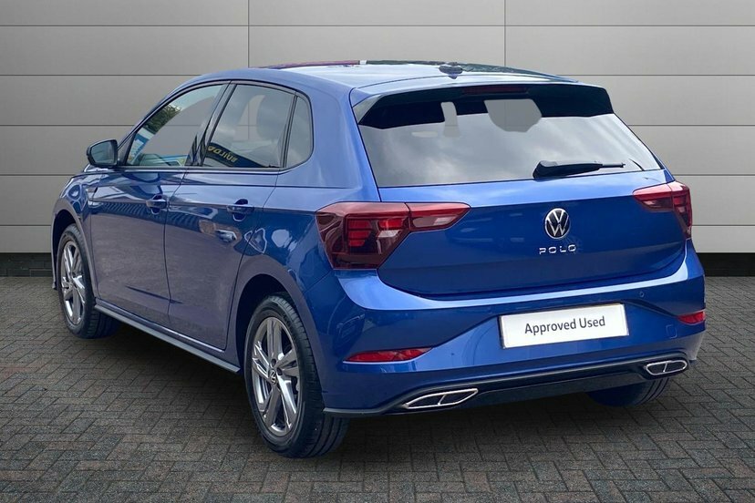 Volkswagen Polo 1.0 Tsi R-line Hatchback Dsg 115 Ps KM25GKJ Blue #3