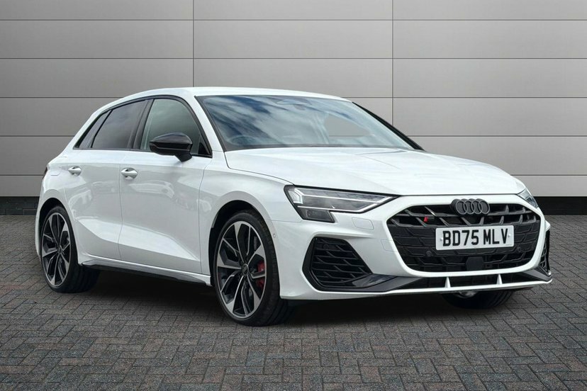 Audi S3 2.0 Tfsi Black Edition Sportback S Tron White