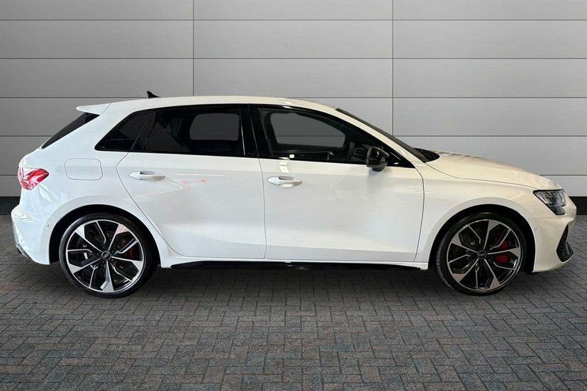 Audi S3 2.0 Tfsi Black Edition Sportback S Tron White #4