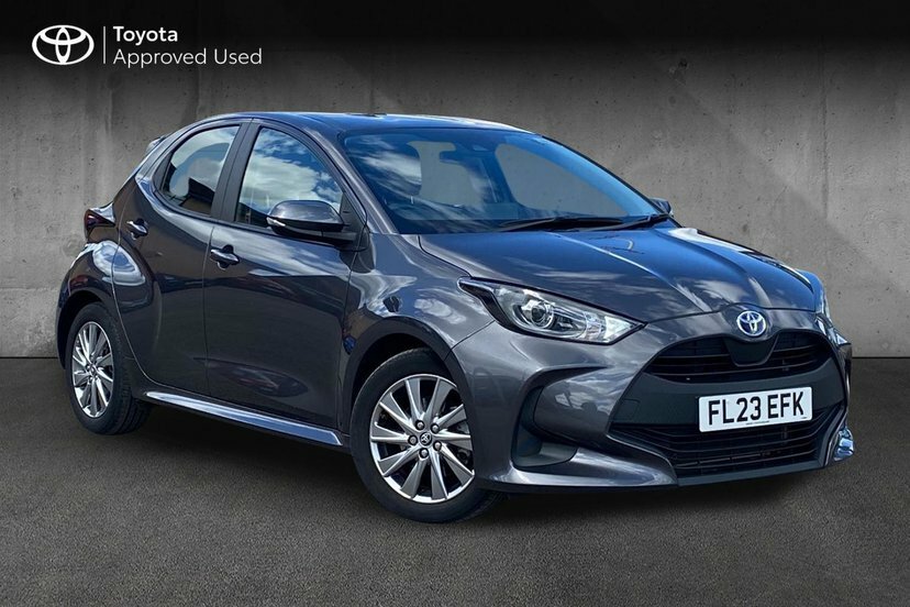 Toyota Yaris 1.5 Vvt-h Icon Hatchback Hybrid E-cvt FL23EFK Grey