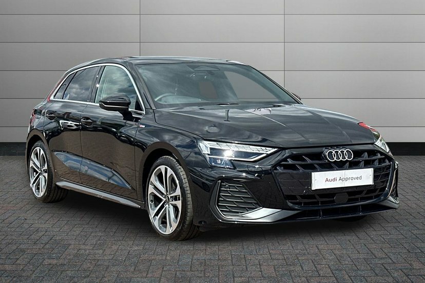 Audi A3 1.5 Tfsi S Line Sportback S Tronic 150 Black