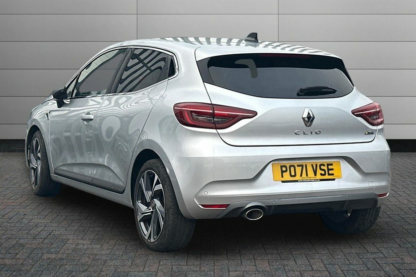Renault Clio 1.0 Tce Rs Line Hatchback 90 Ps PO71VSE Silver #3