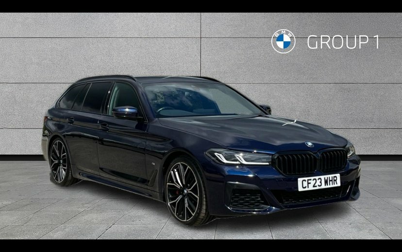 BMW 5 Series 520D M Sport Touring Blue