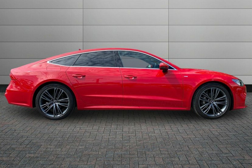 Audi A7 2.0 Tdi 40 S Line Sportback S Tronic Qu Red #4