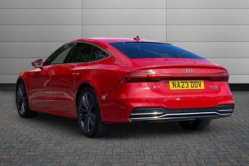Audi A7 2.0 Tdi 40 S Line Sportback S Tronic Qu Red #3