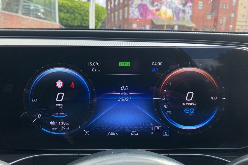 Mercedes-Benz EQC Eqc 400 80Kwh Amg Line Premium Suv KM73WVF Blue #6