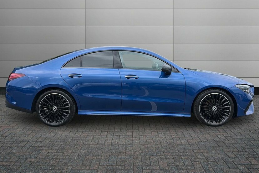 Mercedes-Benz CLA Class Cla180 Amg Line Premium Plus Coupe Blue #3
