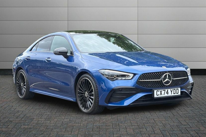 Mercedes-Benz CLA Class Cla180 Amg Line Premium Plus Coupe Blue