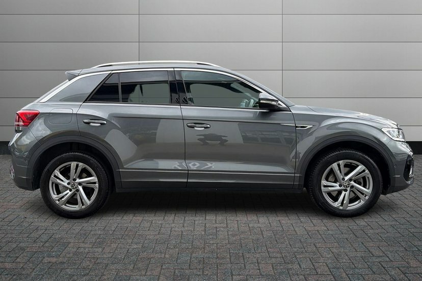 Volkswagen T-Roc 2.0 Tsi R-line Suv Dsg 4Motion 190 Ps Grey #4