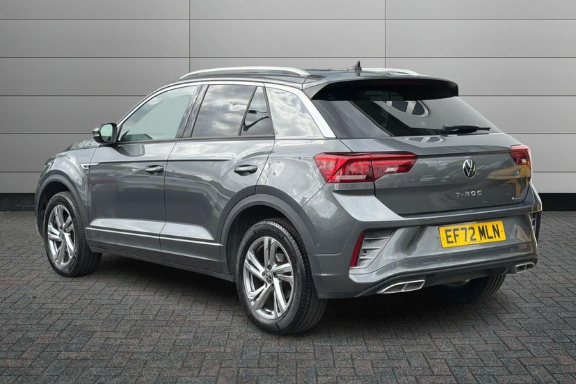 Volkswagen T-Roc 2.0 Tsi R-line Suv Dsg 4Motion 190 Ps Grey #3