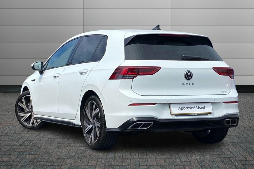 Volkswagen Golf 1.5 Etsi Mhev R-line Hatchback Hybrid D White #3