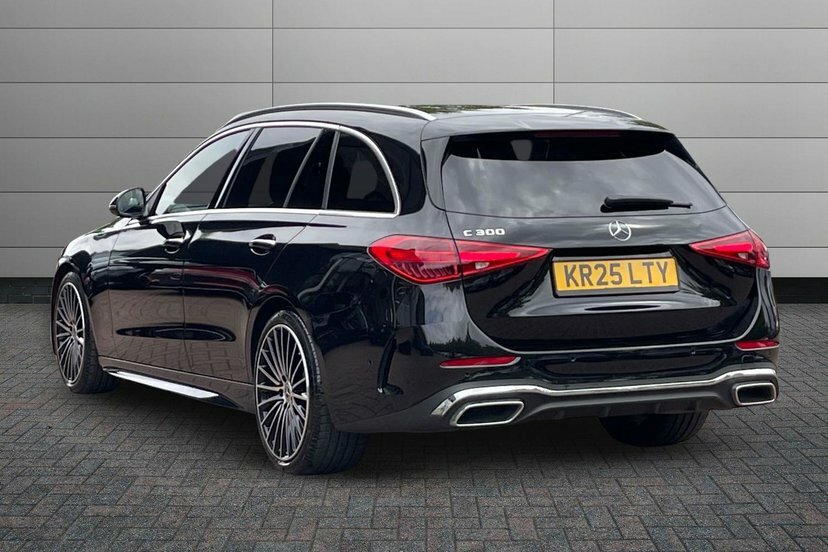 Mercedes-Benz C Class C300h Amg Line Premium Plus Estate Black #2