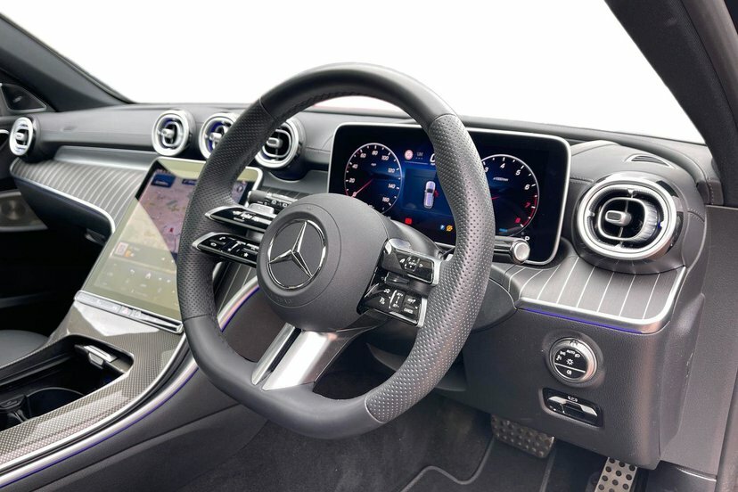 Mercedes-Benz C Class C300h Amg Line Premium Plus Estate Black #5