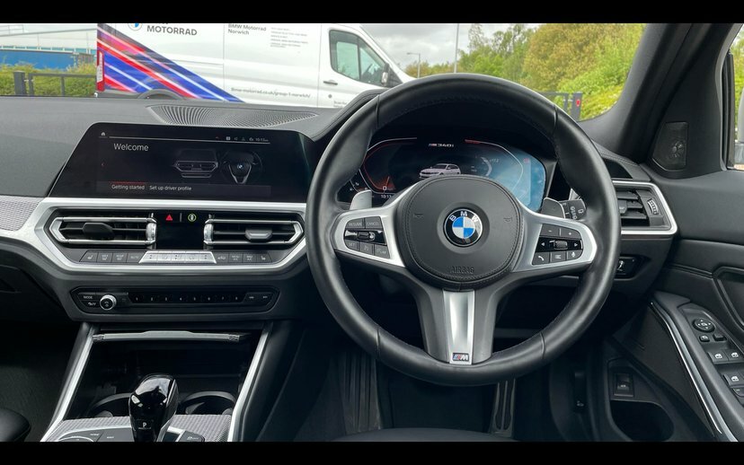 BMW 3 Series M340i Xdrive Touring White #5