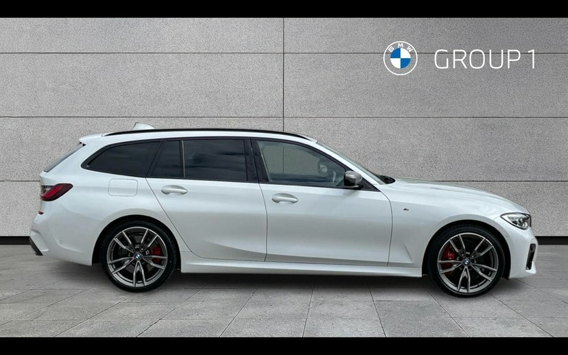 BMW 3 Series M340i Xdrive Touring White #3