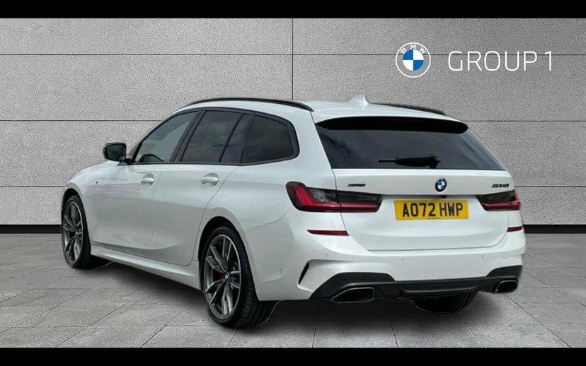 BMW 3 Series M340i Xdrive Touring White #2