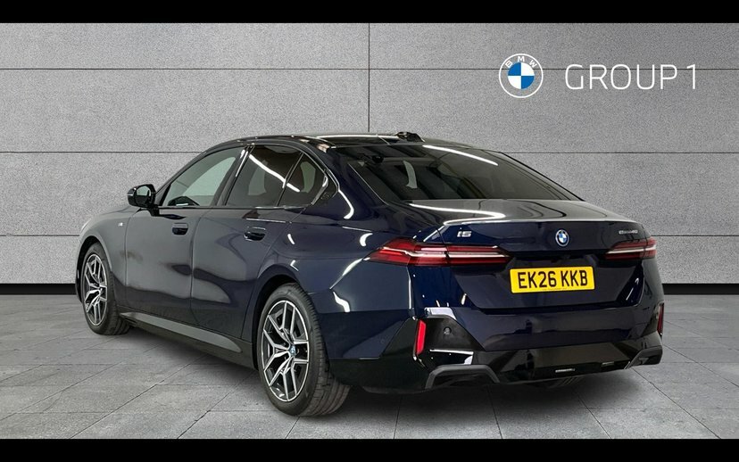 BMW i5 I5 Edrive40 M Sport Saloon EK26KKB Blue #2
