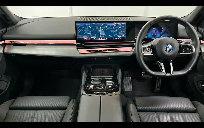 BMW i5 I5 Edrive40 M Sport Saloon EK26KKB Blue #4