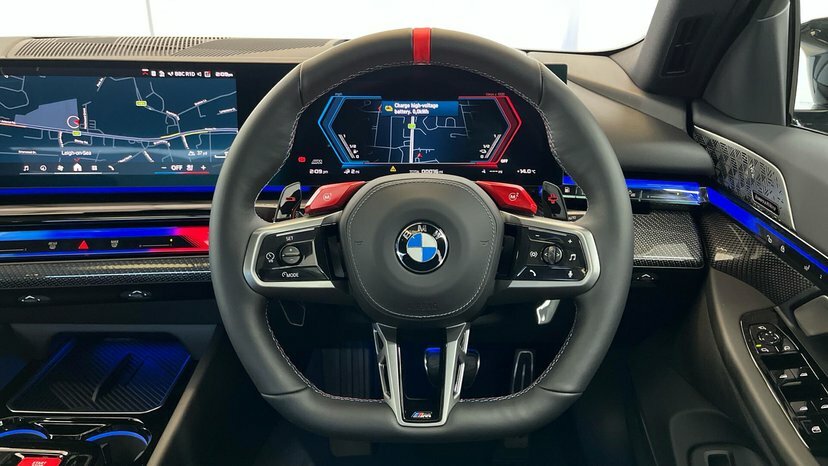 BMW M5 M5 Saloon EK26KNA Blue #5