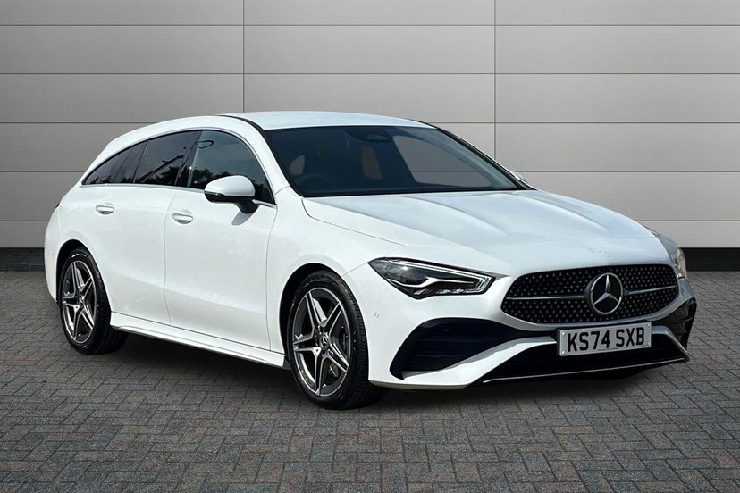 Mercedes-Benz CLA Class Cla200h Mhev Amg Line Executive Shooting Brake White