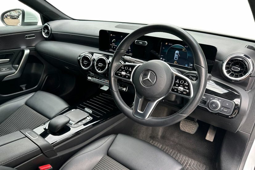 Mercedes-Benz A Class A180d Sport Saloon MJ71BVO White #5