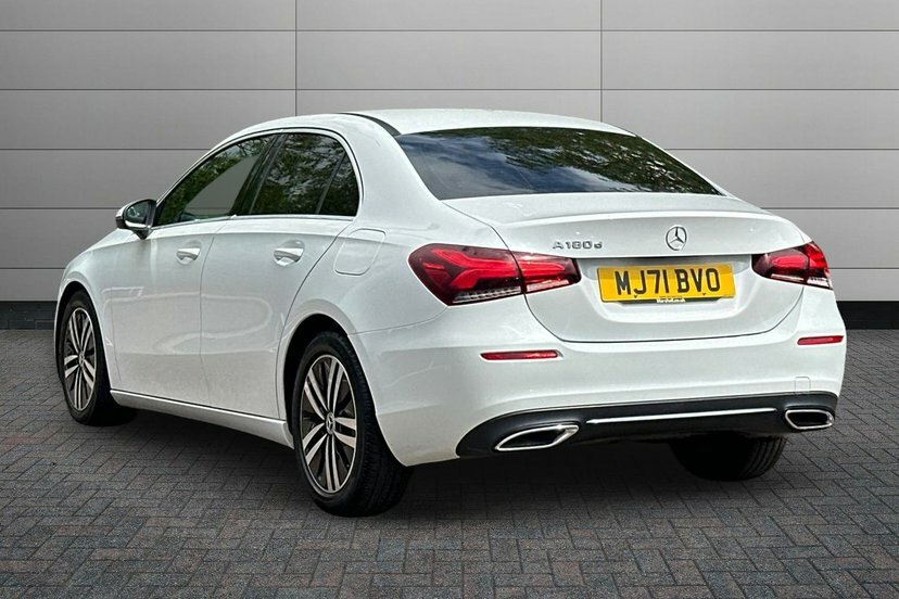 Mercedes-Benz A Class A180d Sport Saloon MJ71BVO White #2