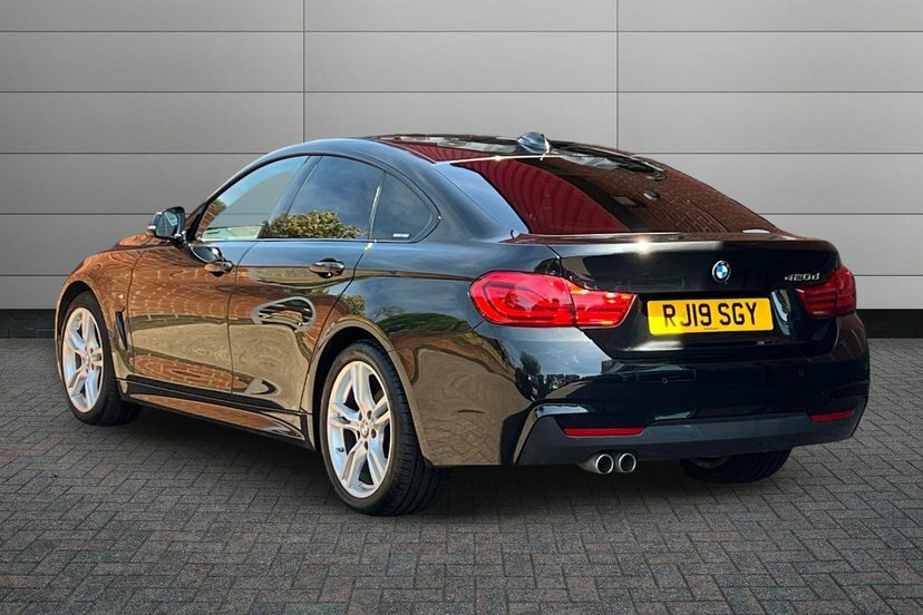 BMW 4 Series Gran Coupe 2.0 420D M Sport Hatchback 190 Black #3