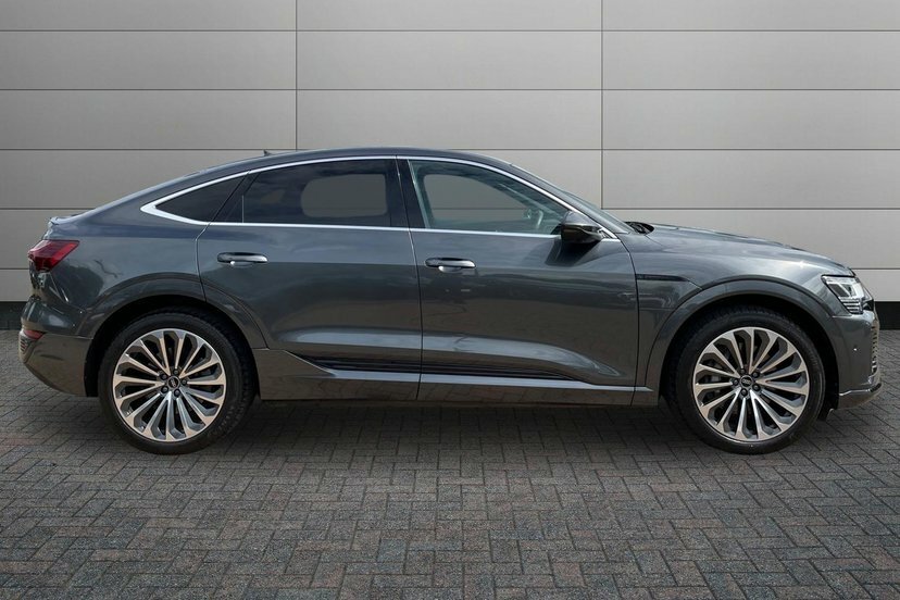Audi Q8 e tron 55 S Line Sportback Quattro 114K BJ24DDL Grey #4