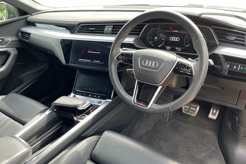 Audi Q8 e tron 55 S Line Sportback Quattro 114K BJ24DDL Grey #6
