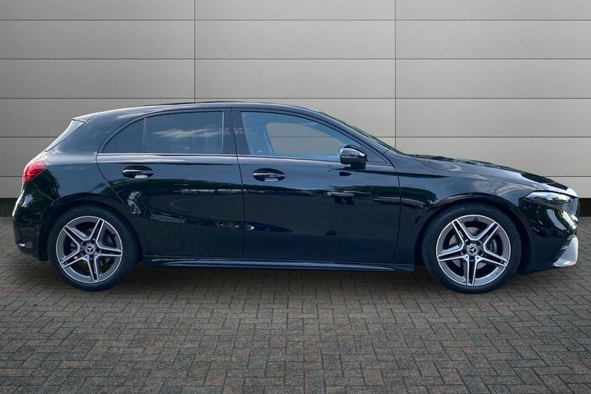 Mercedes-Benz A Class 1.3 A200h Mhev Amg Line Executive Hatchback FH73YHG Black #3