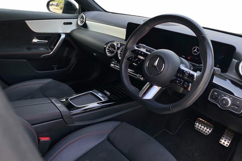 Mercedes-Benz A Class 1.3 A200h Mhev Amg Line Executive Hatchback FH73YHG Black #5