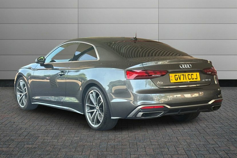 Audi A5 2.0 Tfsi 40 S Line Coupe S Tronic 204 GV71CCJ Grey #2