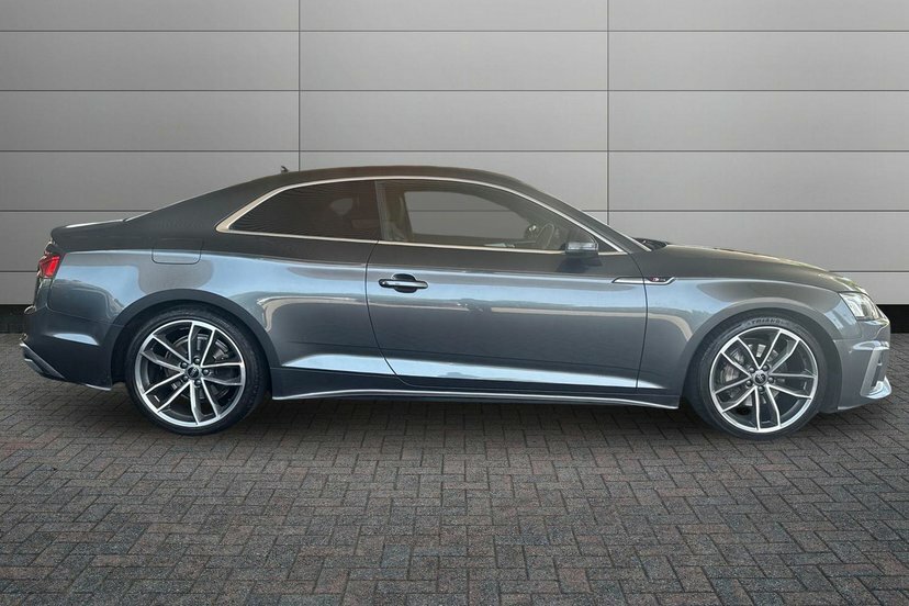 Audi A5 2.0 Tfsi 40 S Line Coupe S Tronic 204 GV71CCJ Grey #3