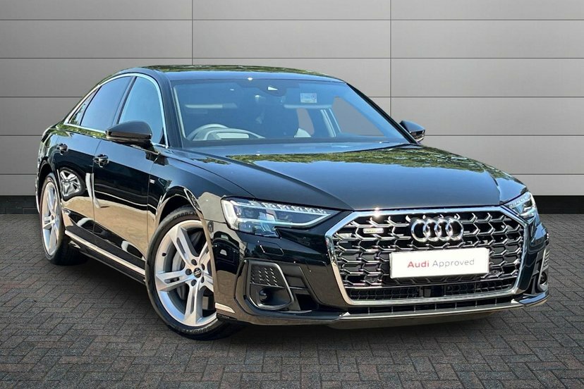 Audi A8 3.0 Tfsie V6 60 S Line Saloon Plug-in H Black