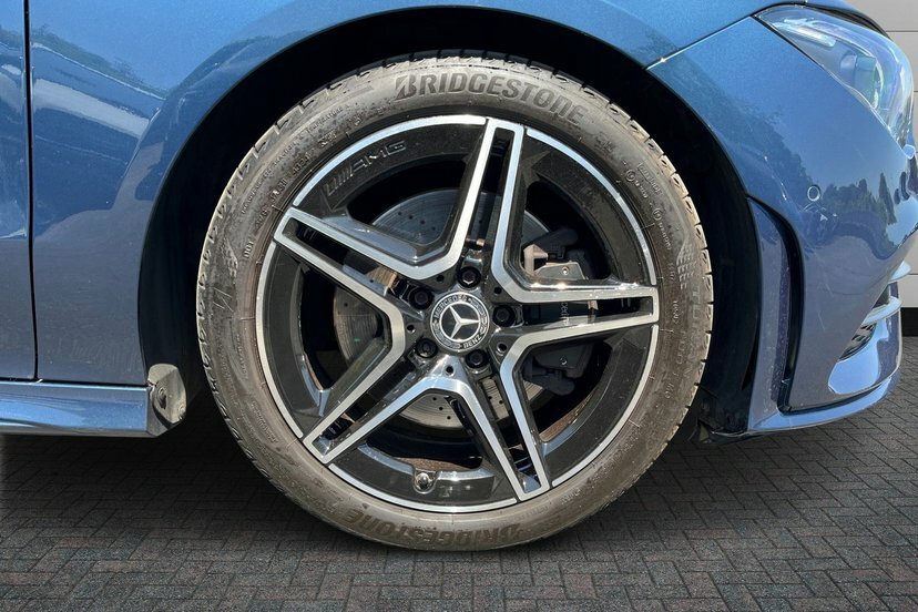 Mercedes-Benz CLA Class Cla200 Amg Line Executive Coupe KP23HSA Blue #4