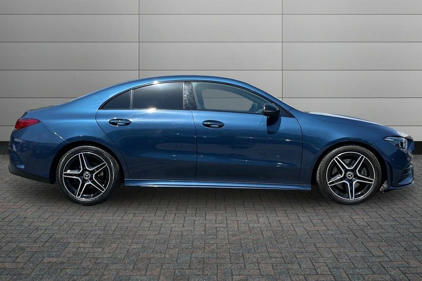 Mercedes-Benz CLA Class Cla200 Amg Line Executive Coupe KP23HSA Blue #3