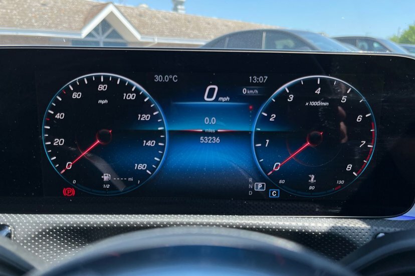 Mercedes-Benz CLA Class Cla200 Amg Line Executive Coupe KP23HSA Blue #6