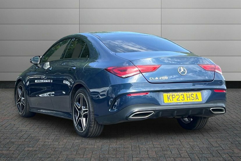Mercedes-Benz CLA Class Cla200 Amg Line Executive Coupe KP23HSA Blue #2