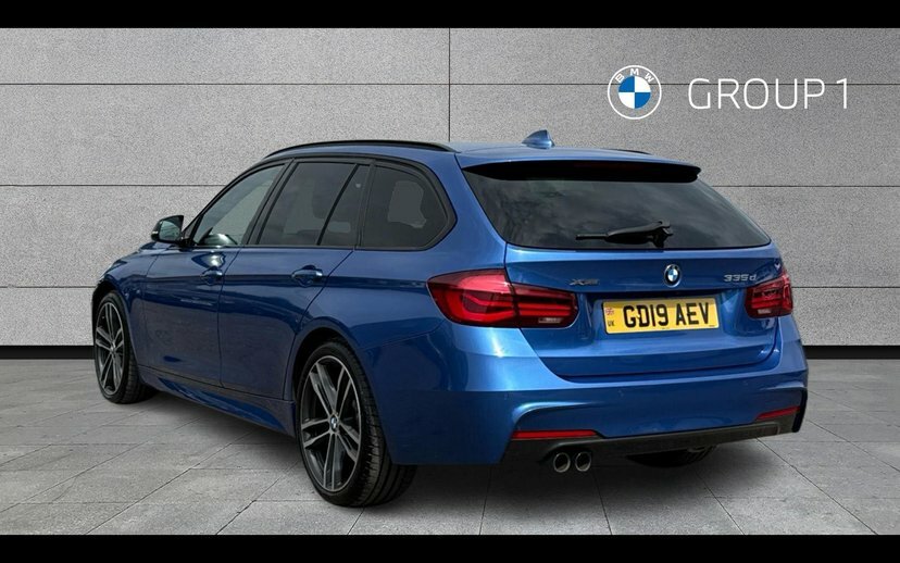BMW 3 Series 335D Xdrive M Sport Shadow Edition GD19AEV Blue #2