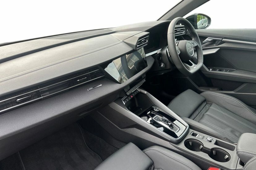Audi A3 1.5 Tfsi 35 Black Edition Saloon S Tron MW75EYY Black #2