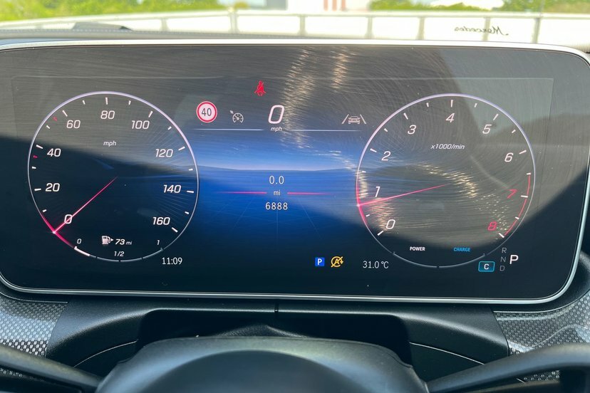 Mercedes-Benz C Class 1.5 C200h Mhev Amg Line Saloon Hybrid G Blue #6