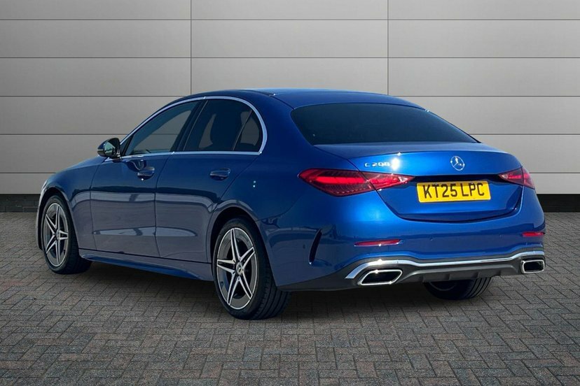 Mercedes-Benz C Class 1.5 C200h Mhev Amg Line Saloon Hybrid G Blue #2