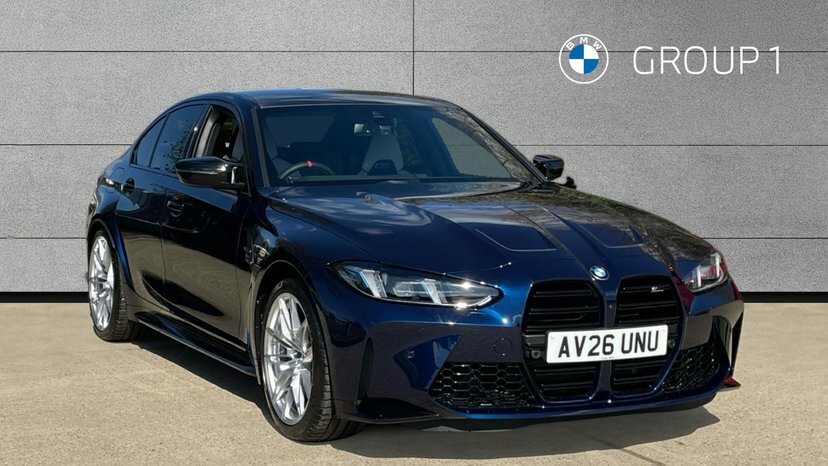 BMW M3 M3 Competition M Xdrive Saloon AV26UNU Blue
