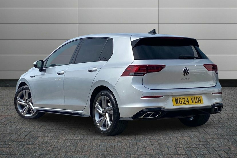 Volkswagen Golf 1.5 Etsi Mhev R-line Hatchback Hybrid D WG24VUN Silver #3